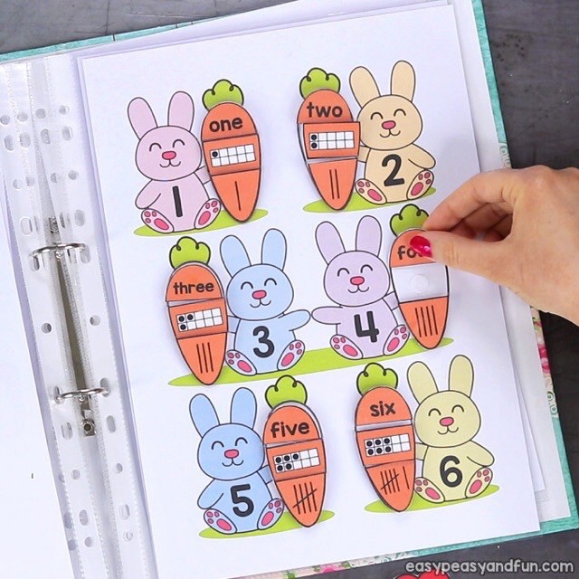 Bộ học liệu bóc dán Montessori cho bé chủ đề con thỏ cho bé 2-3 tuổi - Đồ chơi giáo dục sớm Montessori J31