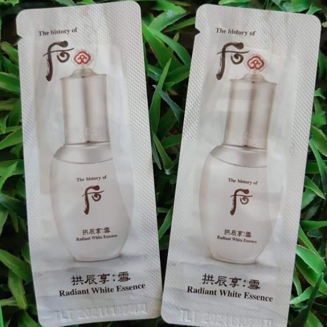 Combo 10 gói Tinh dầu dưỡng trắng da Đông y Whoo Whitening Essence