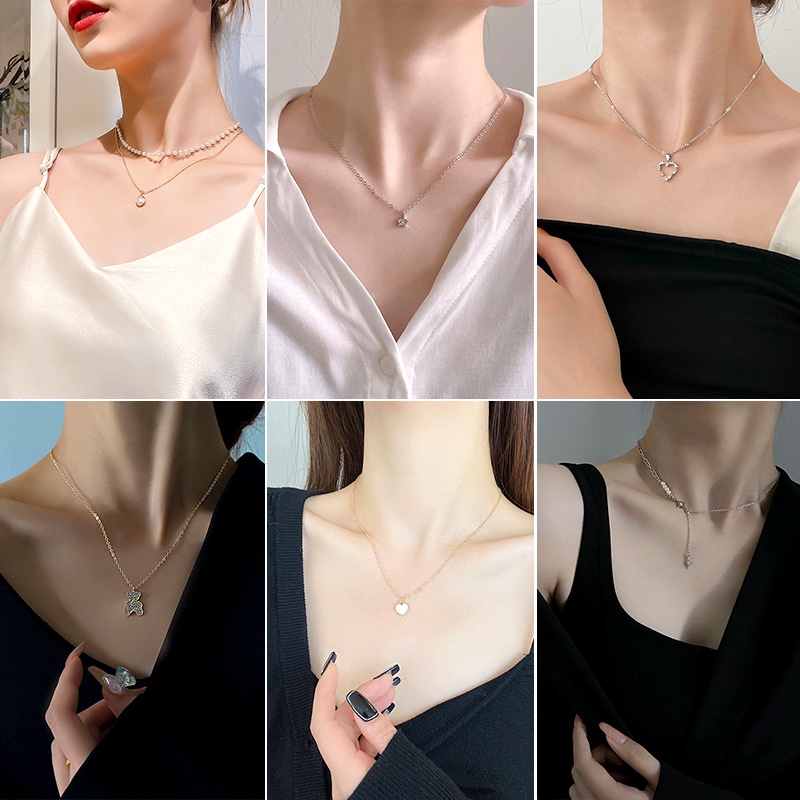 Vòng cổ Thời Trang Phong Cách Hàn Quốc Dành Cho Nữ