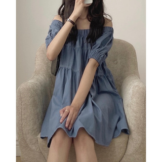 váy babydoll trễ vai 6702
