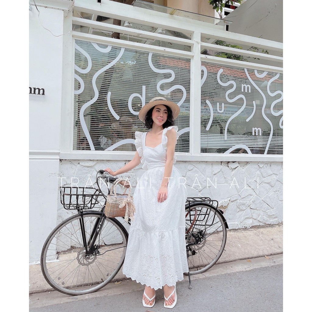 ĐÂM REN THÊU CÓ CUP CỘT NƠ LƯNG HÀNG NHẬP Ꮯɦấȶ Ꮮɨệʊ: ren thêu chuẩn + cup. Size dưới 54kg vừa. KÈm hình thật