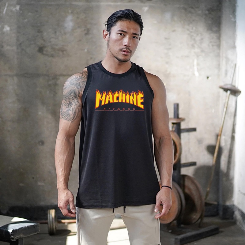 Áo Ba Lỗ Thể Thao In Họa Tiết Thời Trang Mùa Hè Dành Cho Nam 2022