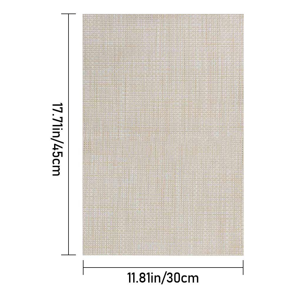 Miếng Lót Bàn Ăn Hình Tròn Bằng PVC Cách Nhiệt Chống Thấm Nước/Dầu/Trượt Thiết Kế Hiện Đại Tiện Dụng