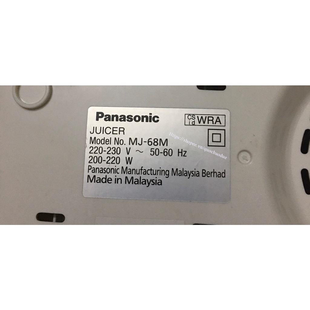 [PHỤ KIỆN] LƯỠI ÉP máy ép trái cây Panasonic MJ-68MWRA / MJ-H100WRA / MJ-M176PWRA  / MJ-68 / MJ-68M / MJ-68MWRA / MJ-70