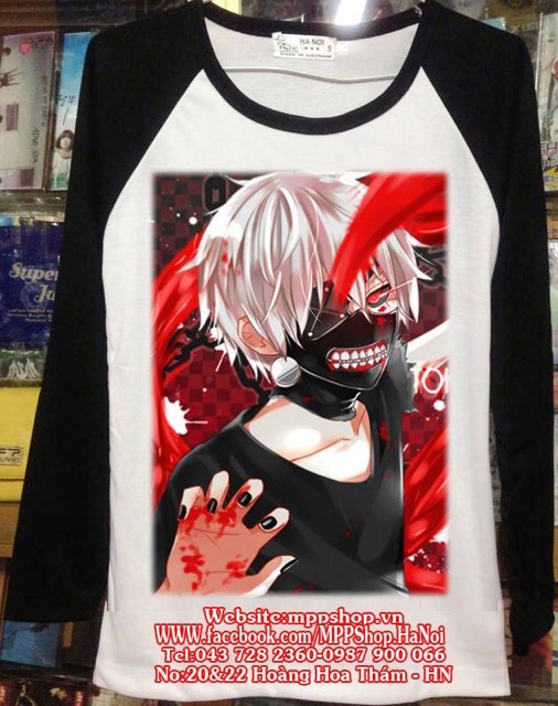 Áo anime manga in hình truyện tranh dài tay đủ truyện