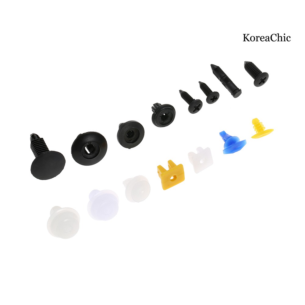 Set 50 đinh tán bằng nhựa phụ tùng cho xe ô tô