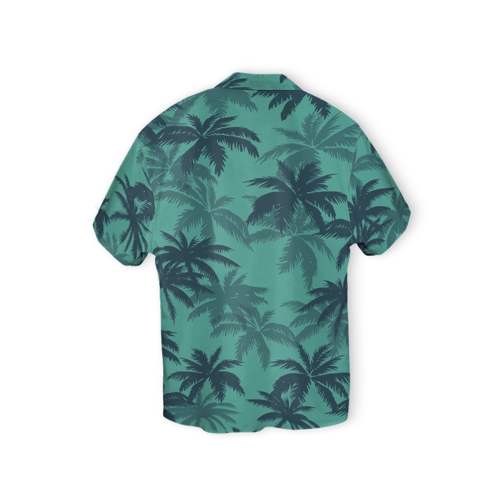 Áo sơ mi hoạ tiết cây dừa GTA hot trend tay ngắn vải thoáng mát, thấm hút, mát mẻ hawaiian shirt