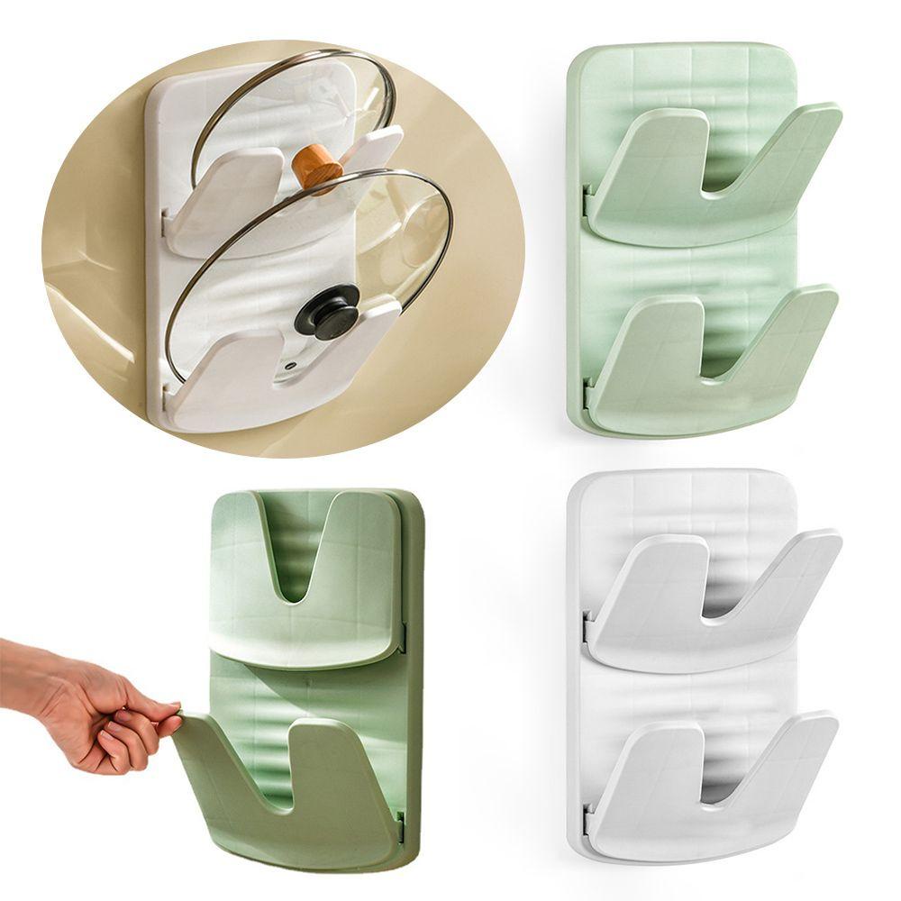 Giá Đỡ Nắp Nồi Gắn Tường Thiết Kế Thoát Nước Tiện Dụng Cho Nhà Bếp