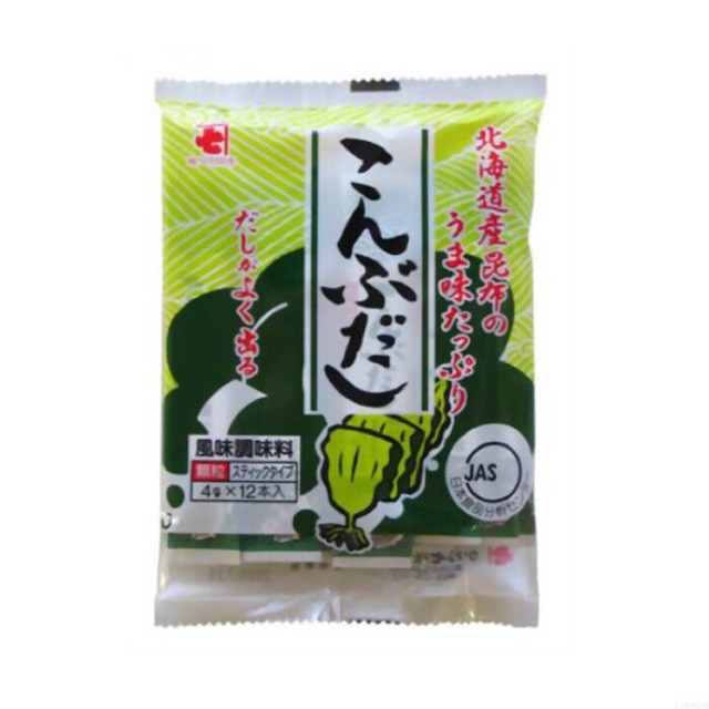 (DATE T3.2023) Hạt Nêm Rong Biển DASHI Nhật Bản bịch 12 gói (56 gr)