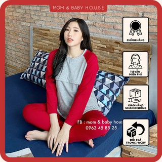 Bộ đồ bầu 2in1 thể thao kéo khóa co giản thoải mái