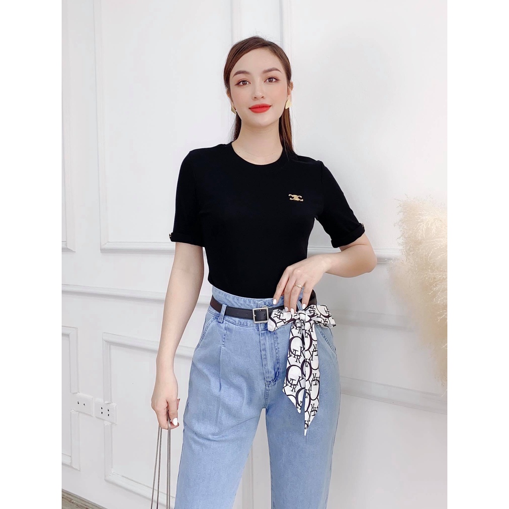 QUẦN JEANS KÈM BELT VÀ NƠ Q4328