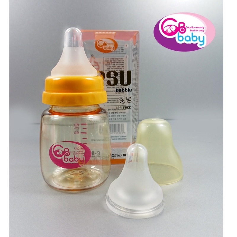 Bình sữa PPSU cổ hẹp GB Baby  80ml 120ml 270ml