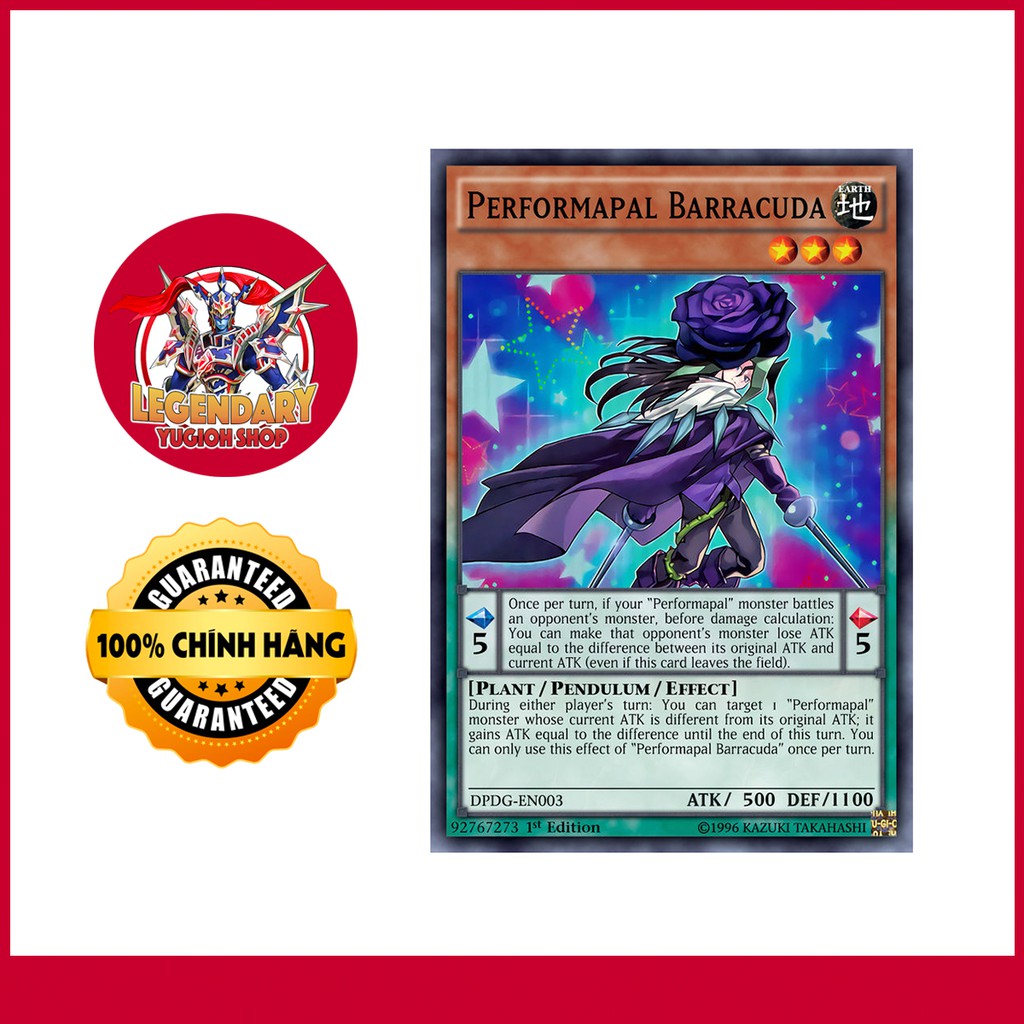 [EN-JP][Thẻ Bài Yugioh Chính Hãng] Performapal Barracuda