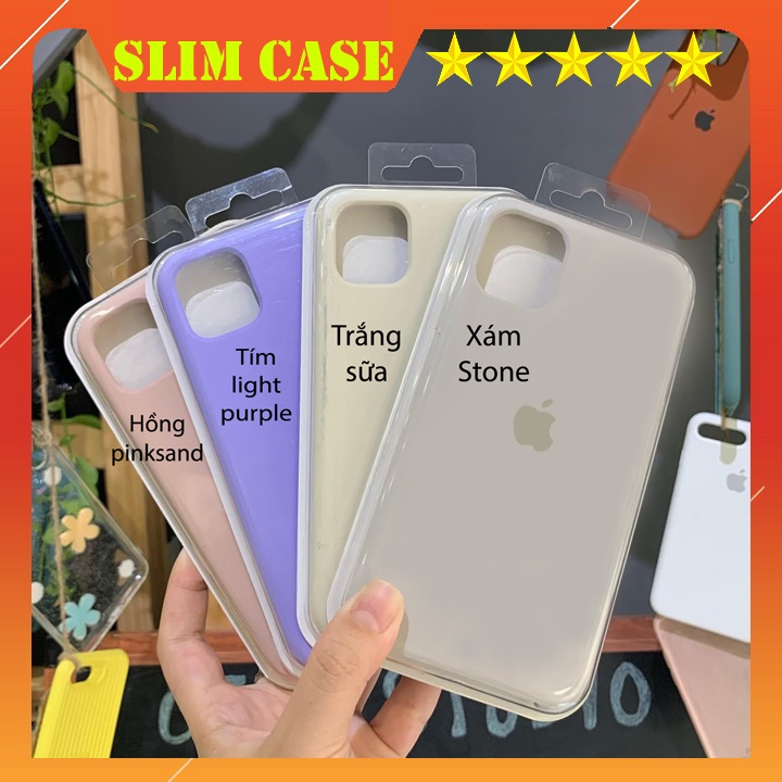 Ốp chống bẩn Iphone 11 màu Trắng Sữa [Full viền/Không full viền]