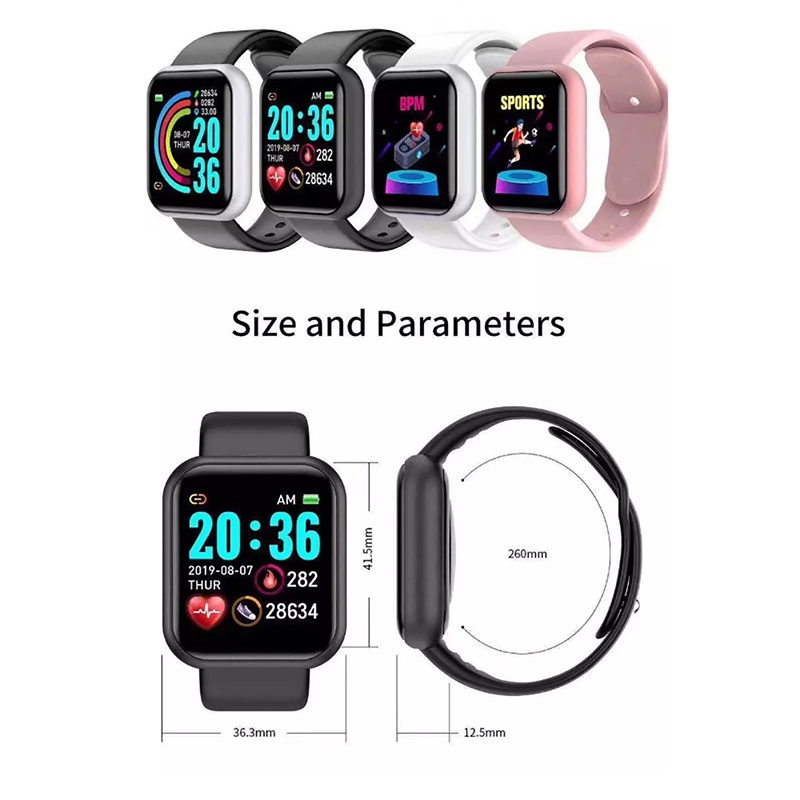 VITOG Y68 Smart Watch for IOS Android