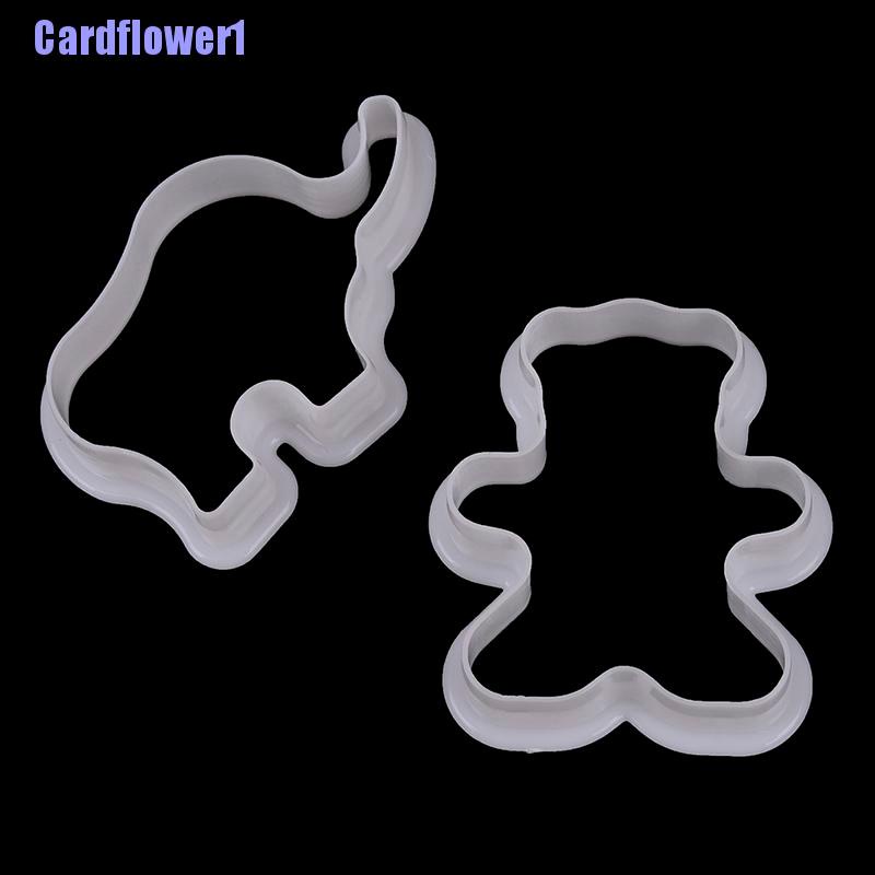 Bộ 6 Khuôn Nhựa Cắt Bánh Quy Hình Động Vật