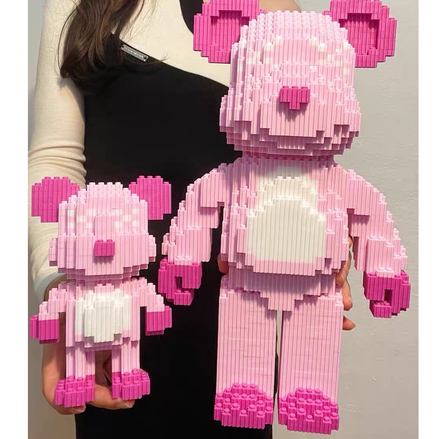 Bộ đồ chơi lắp ráp xếp hình lego gấu Bearbrick - Đồ chơi xếp hình 3D