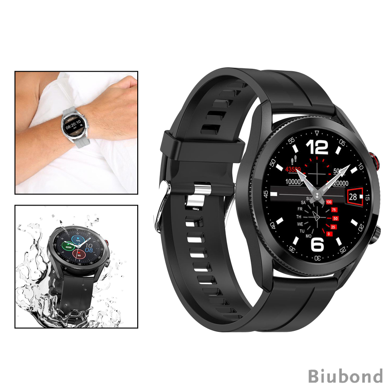 Bluetooth Connected Watch, Smart Watch Women Men Waterproof IP68, HD Touch Screen, Smartwatch with Pedometer, Sedentary Reminder