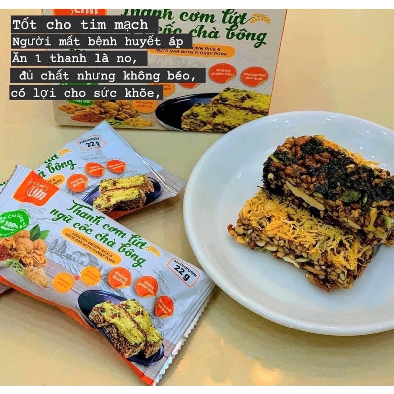 Thanh cơm gạo lứt Herbslim Trấn Thành Healthy ăn kiêng ít Calo thơm ngon | BigBuy360 - bigbuy360.vn