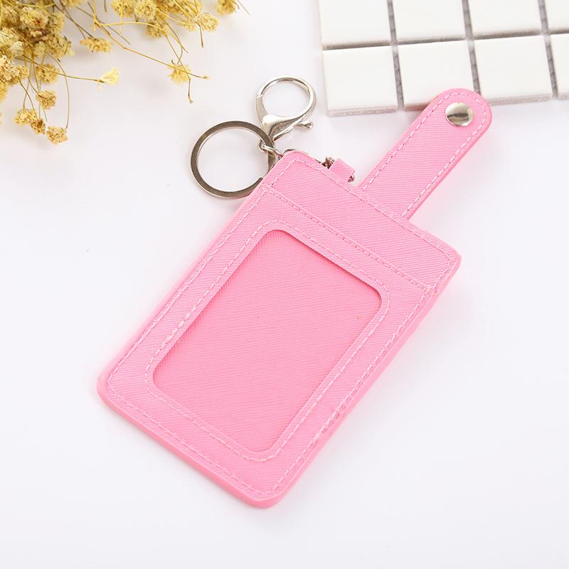 Móc Khóa Thẻ Da Cao Cấp Dọc Đựng Thẻ/ Card/ Tiền Nhiều Màu - Jerry