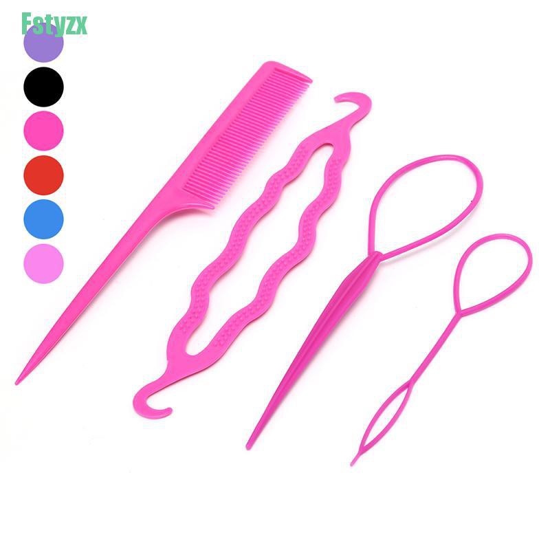 Set 4 dụng cụ tạo kiểu tóc Fstyzx chuyên nghiệp