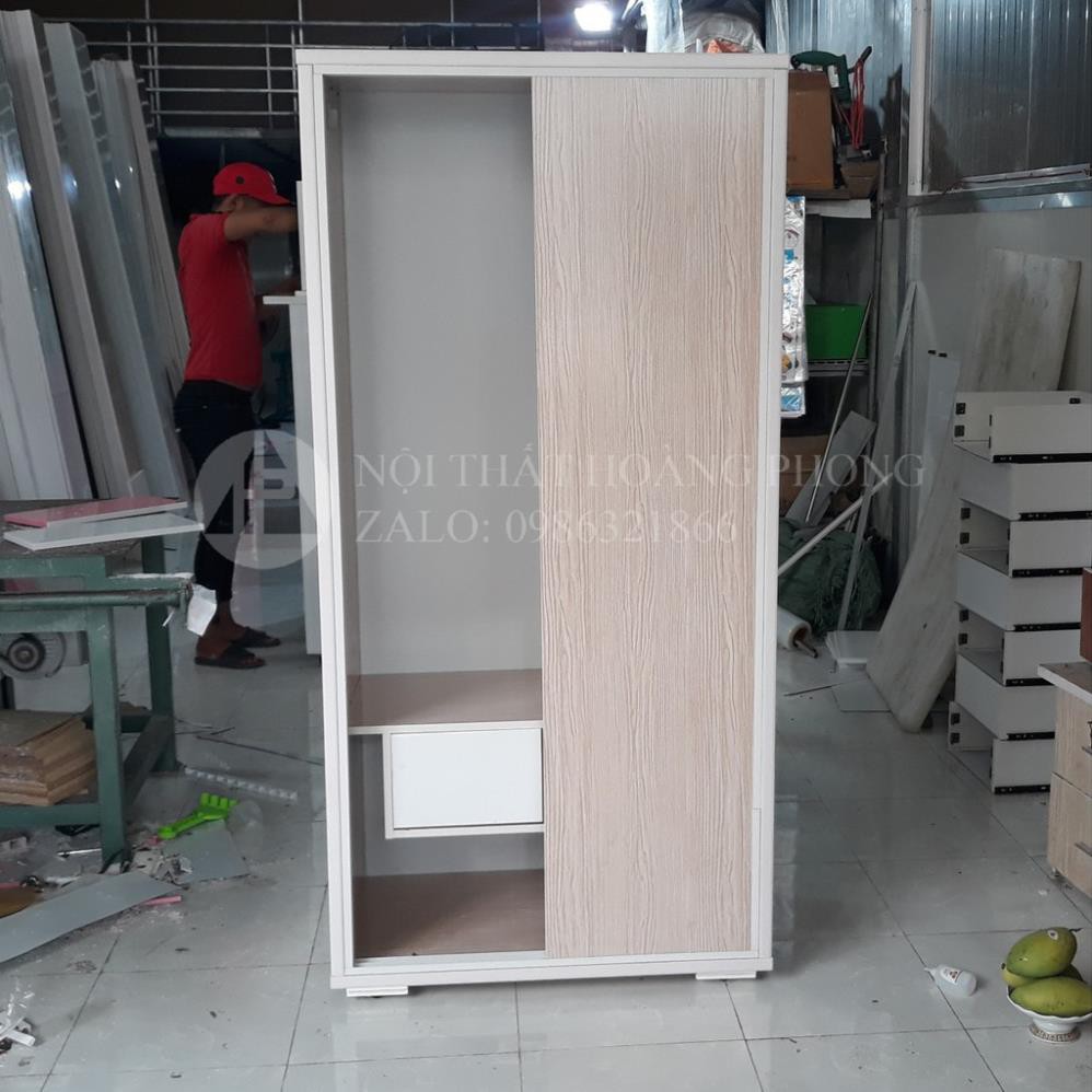 Tủ nhựa đài loan 2 cánh lùa đẹp TPHCM ( 83cm X 1M80 ) #100% Miễn phí vận chuyển Bảo hành 2 năm tận nơi