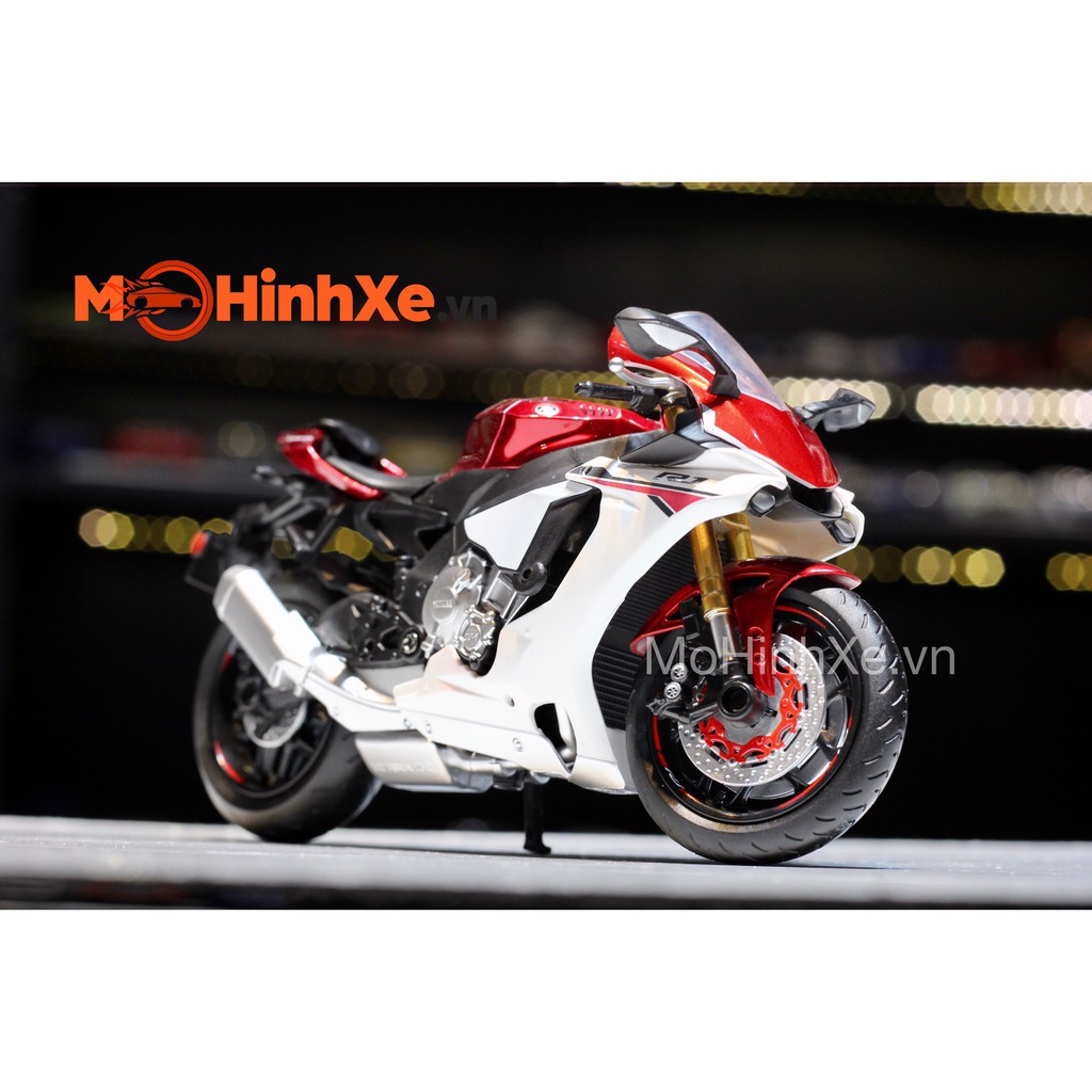 [Mã SRBACK101512 hoàn 20K xu đơn 0Đ] XE MÔ HÌNH YAMAHA YZF-R1 1:12 MSZ