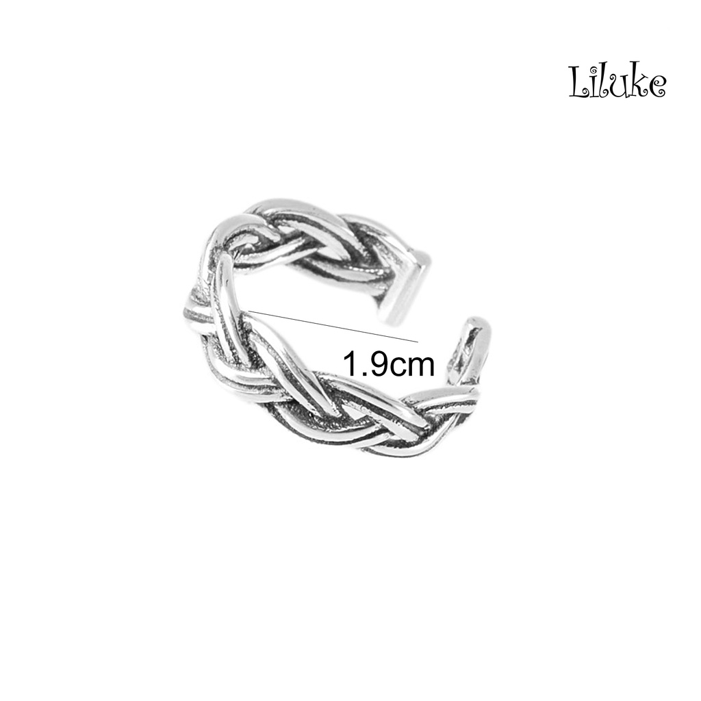 Nhẫn Hợp Kim Hở Kiểu Dáng Đơn Giản Thời Trang Cho Nữ