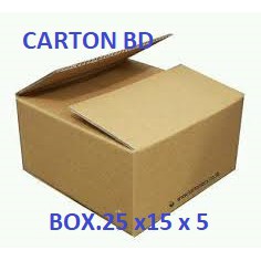 25x15x5 Bộ 20 Thùng Carton giá rẻ tận xưởng