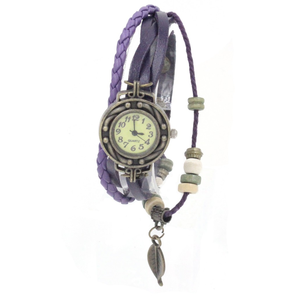 Đồng hồ nữ giả da Vintage