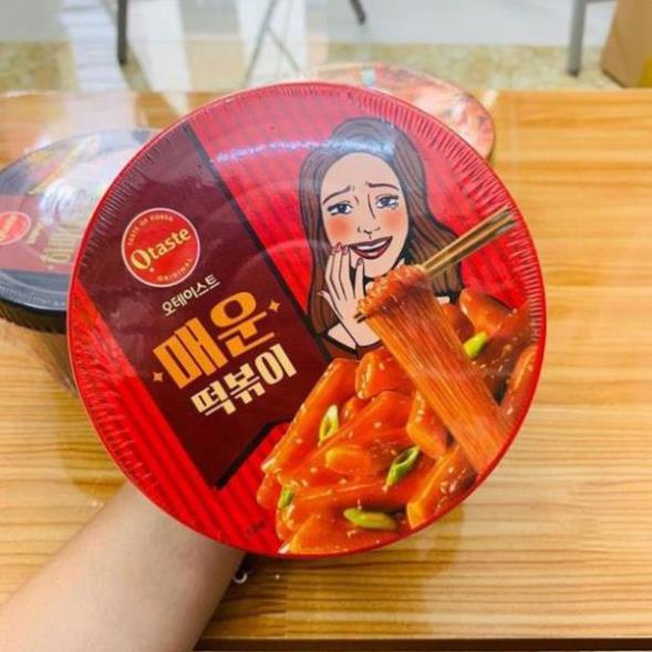 Bánh gạo Topokki &amp; Miến OTaste Hàn Quốc  hộp 128gr