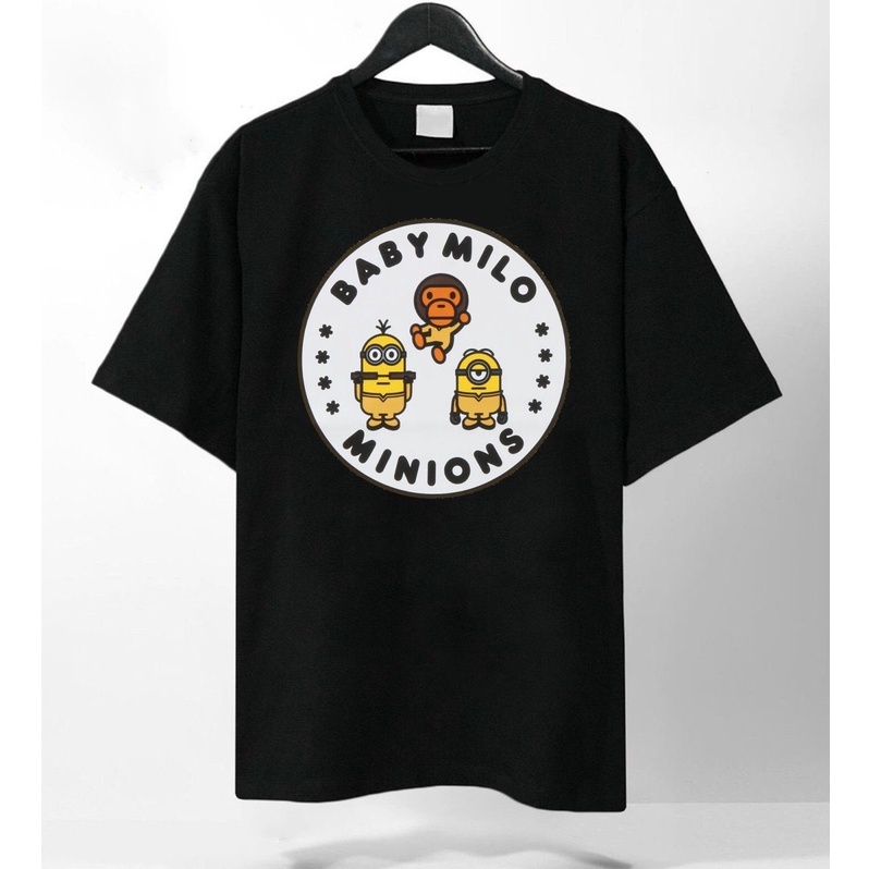 Tee Bape Minions Hàng Cao Cấp Cotton 100%