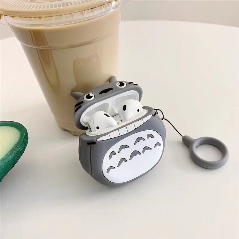 Vỏ bảo vệ tai nghe bluetooth Airpods bằng Sillicone dẻo, ốp Case cute, Airpods 2/pro - chống va đập bám bụi - NUTA CASE