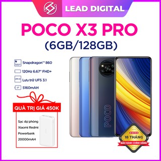 (Tặng Quà trị giá 450k) Điện Thoại Xiaomi POCO X3 PRO 6GB/128GB - Hàng Chính Hãng - Nguyên Seal 100% - Bảo Hành 18 tháng