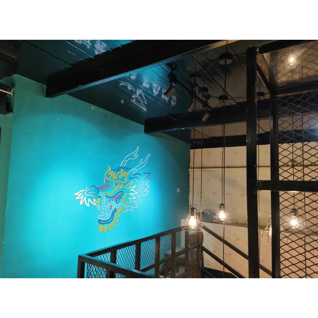 Tranh Mica trang trí Tranh long Trang trí cửa hàng, quán ăn Nhiều Size - EPeBen