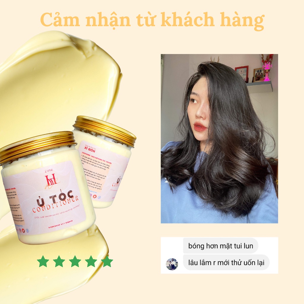 Ủ Tóc Bơ Hyy cho tóc nguyên thủy mềm mượt bồng bềnh