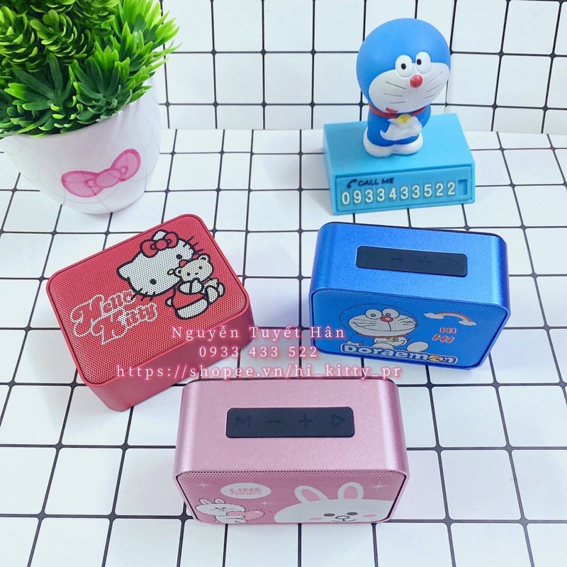 Loa bluetooth Doremon - Hello Kitty - Doraemon