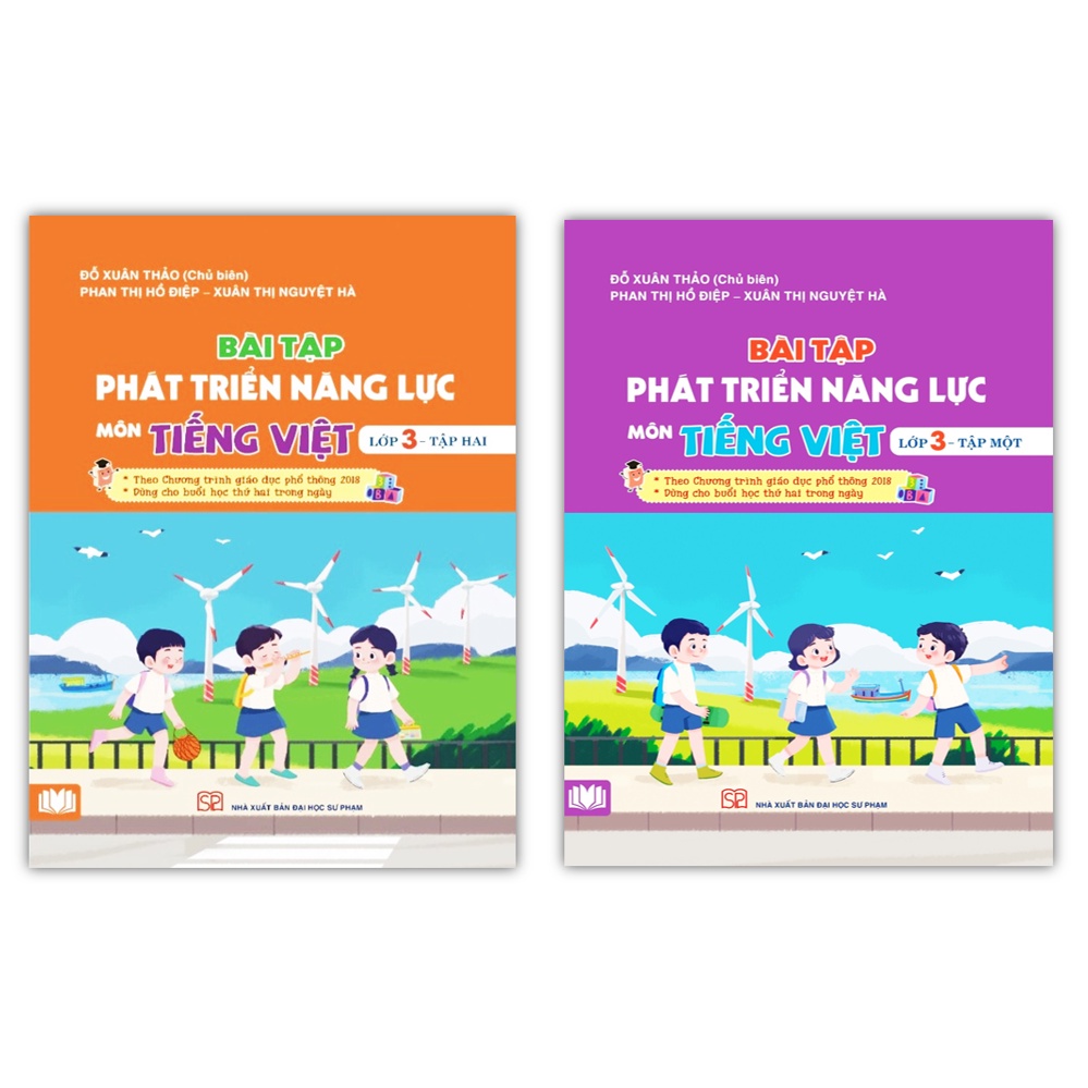 Sách - Combo Bài tập phát triển năng lực môn Tiếng Việt lớp 3 - Tập 1 + 2  ( theo Chương trình GDPT 2018) Cánh Diều