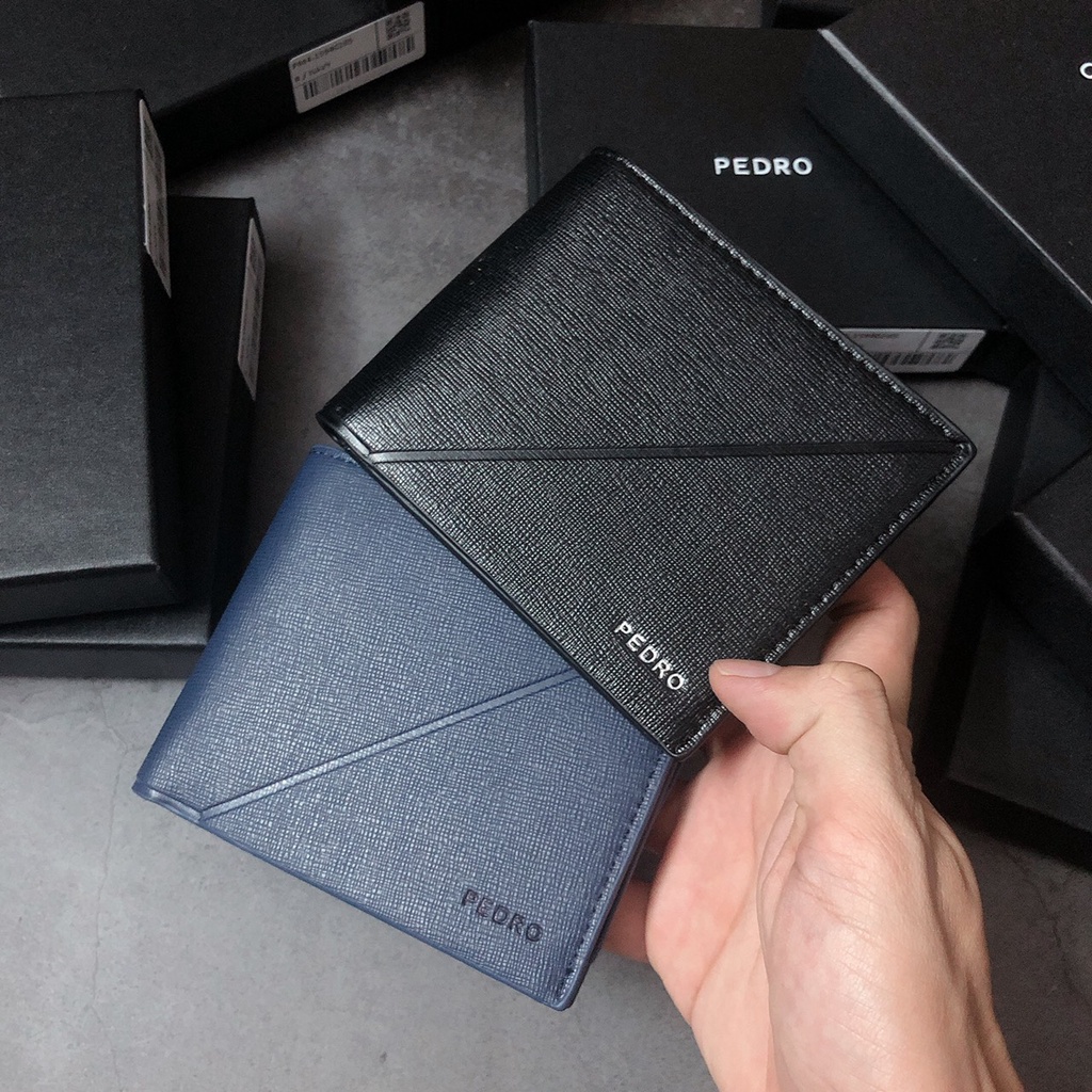 Ví ngắn Pe trơn sọc chéo v343