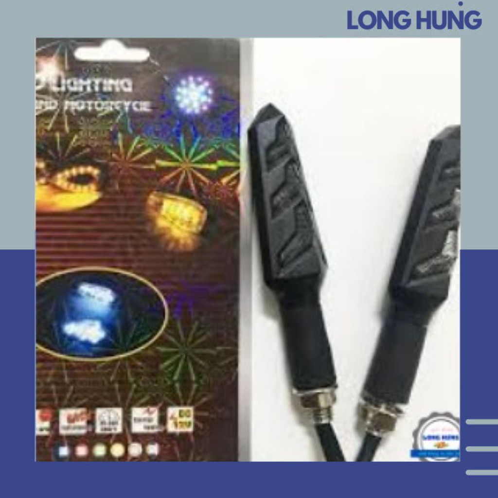 [GIÁ SỐC]Đèn xi nhan xe máy, 1 Đôi Đèn Xinhan LED kiểu Ferrari F1 chạy hiệu ứng cho Exciter 150 - DX