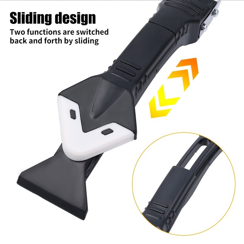 1 Dụng Cụ Cạo Vệ Sinh Khe Hở Hai Đầu Bằng Nhựa Và Thép Không Gỉ 5 Trong 1