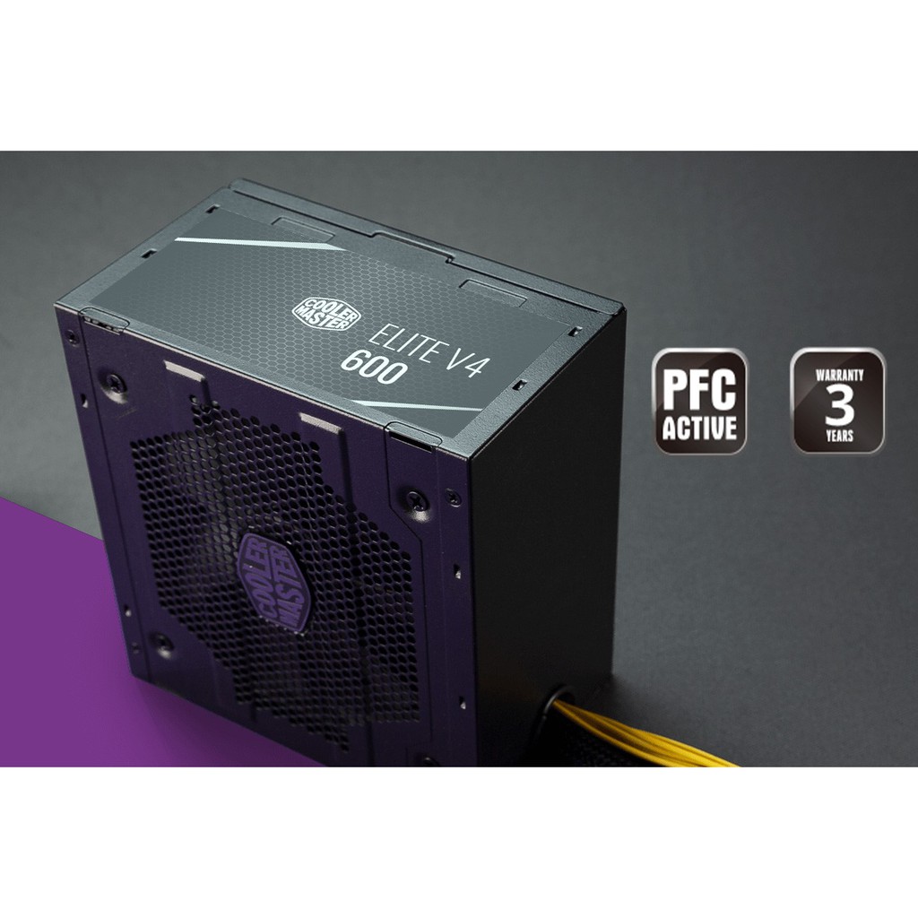 Nguồn Cooler Master Elite V4 600W - 230V - 80 Plus White