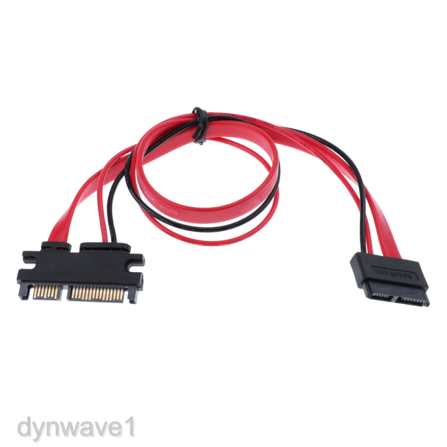 Dây cáp mở rộng SATA 22 chấu đầu cắm sang SATA 13 chấu  lỗ cắm 40.64cm