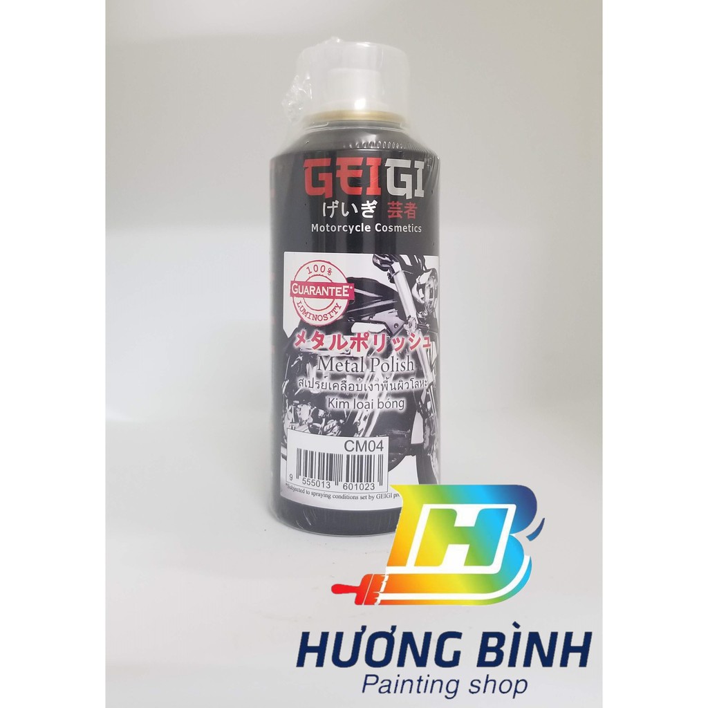 Chai xịt đánh bóng kim loại Geigi Metal Polish - CM04 (150ml)