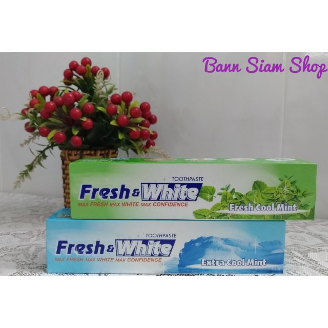 Kem đánh răng FRESH & WHITE Thái Lan
