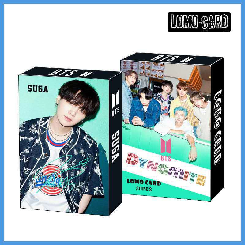 Hộp thẻ ảnh Lomo card BTS nhóm nhạc Kpop và lomo từng thành viên