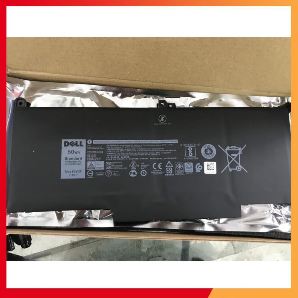 💖💖 Pin (Original) 60wh Dell Latitude 12 7280 7480 F3YGT Battery