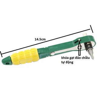 Cờ lê hai đầu vặn vít có đảo chiều tự động - diy647