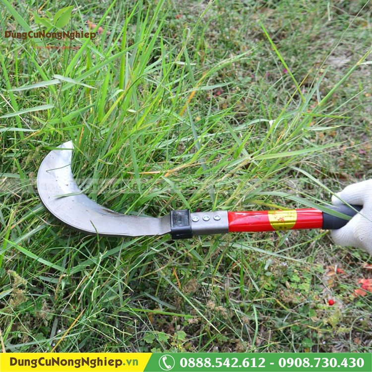 Liềm phát cỏ tay cầm chống trượt lưỡi dày chắc