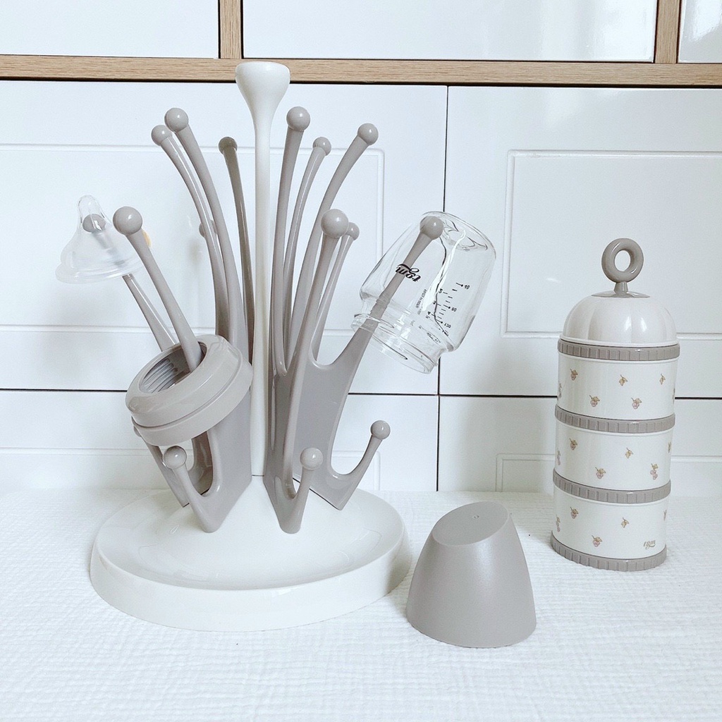 Úp bình Drying Rack Chuẩn Hàn úp bình sữa núm ty